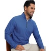 image:imageM MAELREG Quarter Zip Golf Pullover Men Dry Fit Long Sleeve Performance Wicking 14 Zip Full Print Pullover Mens SweatshirtCobalt Wave