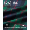 image:imageM MAELREG Quarter Zip Golf Pullover Men Dry Fit Long Sleeve Performance Wicking 14 Zip Full Print Pullover Mens SweatshirtDark Plaid