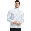 image:imageM MAELREG Quarter Zip Golf Pullover Men Dry Fit Long Sleeve Performance Wicking 14 Zip Full Print Pullover Mens SweatshirtGrey Splatter