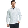 image:imageM MAELREG Quarter Zip Golf Pullover Men Dry Fit Long Sleeve Performance Wicking 14 Zip Full Print Pullover Mens SweatshirtLight Grey Camo