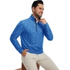 image:imageM MAELREG Quarter Zip Golf Pullover Men Dry Fit Long Sleeve Performance Wicking 14 Zip Full Print Pullover Mens SweatshirtLine Animal