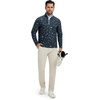 image:imageM MAELREG Quarter Zip Golf Pullover Men Dry Fit Long Sleeve Performance Wicking 14 Zip Full Print Pullover Mens SweatshirtOcean Yacht