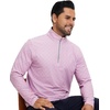 image:imageM MAELREG Quarter Zip Golf Pullover Men Dry Fit Long Sleeve Performance Wicking 14 Zip Full Print Pullover Mens SweatshirtPink Small Fish