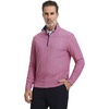 image:imageM MAELREG Quarter Zip Golf Pullover Men Dry Fit Long Sleeve Performance Wicking 14 Zip Full Print Pullover Mens SweatshirtRed Navy Flower
