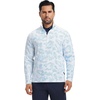 image:imageM MAELREG Quarter Zip Golf Pullover Men Dry Fit Long Sleeve Performance Wicking 14 Zip Full Print Pullover Mens SweatshirtSky Blue Camo