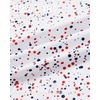 image:imageM MAELREG Quarter Zip Golf Pullover Men Dry Fit Long Sleeve Performance Wicking 14 Zip Full Print Pullover Mens SweatshirtWhite Polka Dots