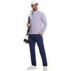 image:imageM MAELREG Quarter Zip Pullover Men Stretch Performance Mock Neck Moisture Wicking Golf 14 Zip Pullover Mens SweatshirtLavender