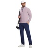 image:imageM MAELREG Quarter Zip Pullover Men Stretch Performance Mock Neck Moisture Wicking Golf 14 Zip Pullover Mens SweatshirtRed