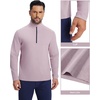 image:imageM MAELREG Quarter Zip Pullover Men Stretch Performance Mock Neck Moisture Wicking Golf 14 Zip Pullover Mens SweatshirtRed