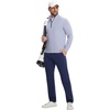 image:imageM MAELREG Quarter Zip Pullover Men Stretch Performance Mock Neck Moisture Wicking Golf 14 Zip Pullover Mens SweatshirtSky Blue