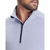 image:imageM MAELREG Quarter Zip Pullover Men Stretch Performance Mock Neck Moisture Wicking Golf 14 Zip Pullover Mens SweatshirtSky Blue