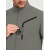 image:imageM MAELREG Short Sleeve Golf Jackets for Men with Full Zipper Lightweight UPF50 Hiking Vests For Men with Button PocketsKhaki Grey