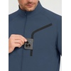 image:imageM MAELREG Short Sleeve Golf Jackets for Men with Full Zipper Lightweight UPF50 Hiking Vests For Men with Button PocketsMisty Blue