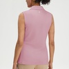 image:imageM MAELREG Womens Golf Polo Shirts Sleeveless 4 Buttons with Collar Tennis Tops Pickleball Shirts UV Protection Quick DryLavender