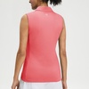 image:imageM MAELREG Womens Golf Polo Shirts Sleeveless 4 Buttons with Collar Tennis Tops Pickleball Shirts UV Protection Quick DryPink