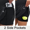 image:imageM MAELREG Womens Golf Skirts Skort with Zipper Pockets High Waisted Lightweight Tennis Skirt with Shorts Running AthleticBlack
