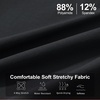 image:imageM MAELREG Womens Golf Skirts Skort with Zipper Pockets High Waisted Lightweight Tennis Skirt with Shorts Running AthleticBlack