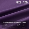 image:imageM MAELREG Womens Golf Skirts Skort with Zipper Pockets High Waisted Lightweight Tennis Skirt with Shorts Running AthleticDark Purple