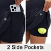 image:imageM MAELREG Womens Golf Skirts Skort with Zipper Pockets High Waisted Lightweight Tennis Skirt with Shorts Running AthleticNavy Blue