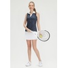 image:imageM MAELREG Womens Polo Shirts Short Sleeve VNeck Collared Golf Tennis Shirt Moisture Wicking Tank Top Womens Golf ShirtsBlack Gray Blocks