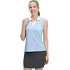 image:imageM MAELREG Womens Polo Shirts Short Sleeve VNeck Collared Golf Tennis Shirt Moisture Wicking Tank Top Womens Golf ShirtsBlue Plaid