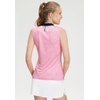 image:imageM MAELREG Womens Polo Shirts Short Sleeve VNeck Collared Golf Tennis Shirt Moisture Wicking Tank Top Womens Golf ShirtsPink White Florals