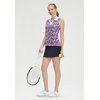image:imageM MAELREG Womens Polo Shirts Short Sleeve VNeck Collared Golf Tennis Shirt Moisture Wicking Tank Top Womens Golf ShirtsRose Red Florals