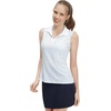 image:imageM MAELREG Womens Polo Shirts Short Sleeve VNeck Collared Golf Tennis Shirt Moisture Wicking Tank Top Womens Golf ShirtsWhite Blue Florals
