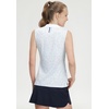 image:imageM MAELREG Womens Polo Shirts Short Sleeve VNeck Collared Golf Tennis Shirt Moisture Wicking Tank Top Womens Golf ShirtsWhite Blue Florals