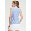 image:imageM MAELREG Womens Polo Shirts Short Sleeve VNeck Collared Golf Tennis Shirt Moisture Wicking Tank Top Womens Golf ShirtsWhite Blue Stripes