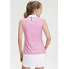 image:imageM MAELREG Womens Polo Shirts Short Sleeve VNeck Collared Golf Tennis Shirt Moisture Wicking Tank Top Womens Golf ShirtsWhite Pink Geometric