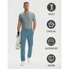 image:imageMens Golf Pants 303234 Inseam Golf Pants Men Stretch with 5 PocketsBlue