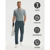 image:imageMens Golf Pants 303234 Inseam Golf Pants Men Stretch with 5 PocketsGrey Blue