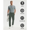 image:imageMens Golf Pants 303234 Inseam Golf Pants Men Stretch with 5 PocketsGrey Green