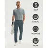 image:imageMens Golf Pants 303234 Inseam Golf Pants Men Stretch with 5 PocketsIron Grey