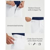 image:imageMens Golf Pants 303234 Inseam Golf Pants Men Stretch with 5 PocketsWhite