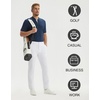 image:imageMens Golf Pants 303234 Inseam Golf Pants Men Stretch with 5 PocketsWhite