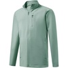 image:imageM MAELREG Full Zip Fleece Lined Jacket for Kids Lightweight Water Resistant Coat Boys Winter Long Sleeve Jackets with PocketsDusty Green
