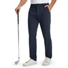 image:imageM MAELREG Golf Mens Stretch Pants with Pockets  303234 Quick Dry Lightweight Casual Comfy Work Mens Dress PantsNavy
