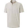 image:imageM MAELREG Golf Shirt for Men Zipper Waffle Texture Moisture Wicking Dry Fit Collared Lightweight Mens Polo Shirt Short SleeveOyster Gray