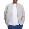 image:imageM MAELREG Mens Bomber Jacket Lightweight Casual Golf Windbreaker Spring Fall Full Zip Up Coat Jackets for Men with 4 PocketsGlacier Grey