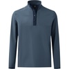 image:imageM MAELREG Mens Half Button Golf Pullover for Men with Pockets Mock Neck Sports Dry Fit Lightweight Long Sleeve Mens PulloverMisty Blue
