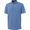 image:imageM MAELREG Mens Jacquard Stripe Golf Shirts Quick Dry Performance Short Sleeve Moisture Wicking Polo Shirt for MenLight Blue Navy