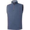 image:imageM MAELREG Mens Quarter Zip Pullover Golf Vest Mock Neck Lightweight VestNavy Melange