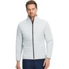 image:imageM MAELREG Mens Quilted Puffer Golf Jacket  Insulated Winter Outerwear Stand Collar Full Zip 5 Pockets amp 4Way StretchLight Grey Heather