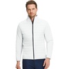 image:imageM MAELREG Mens Quilted Puffer Golf Jacket  Insulated Winter Outerwear Stand Collar Full Zip 5 Pockets amp 4Way StretchWhite