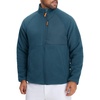 image:imageM MAELREG Mens Reversible Fleece Jacket with 5 Pockets Lightweight Zip Up Golf Jackets Winter Warm Casual Coat WindbreakerDark Blue