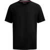 image:imageM MAELREG Mens TShirts Quick Dry Moisture Wicking Athletic Workout Roma Knit Shirts for Men Short Sleeve Slim Fit Basic TopBlack
