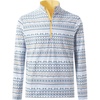 image:imageM MAELREG Quarter Zip Golf Pullover Men Dry Fit Long Sleeve Performance Wicking 14 Zip Full Print Pullover Mens SweatshirtChristmas Snowflake