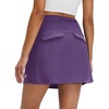 image:imageM MAELREG Womens Golf Skirts Skort with Zipper Pockets High Waisted Lightweight Tennis Skirt with Shorts Running AthleticDark Purple